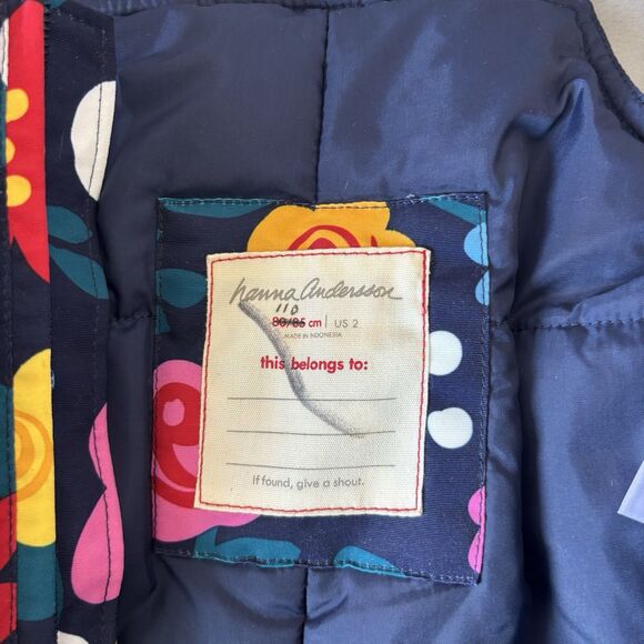 Hanna Anderrson Children's Floral Snow Bibs NWT - Picture 4 of 14